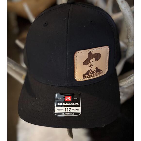 Richardson 112 Snapback Truck Cap with leather Patch - Picture 1 of 7